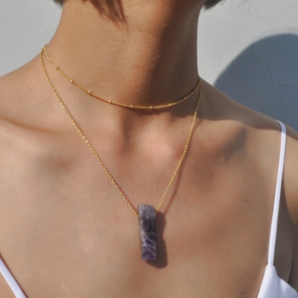 Natural Stone Necklace - Picture 3 of 6